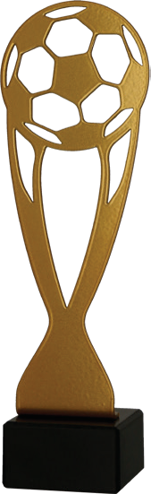 Metalna statua – lopta u peharu