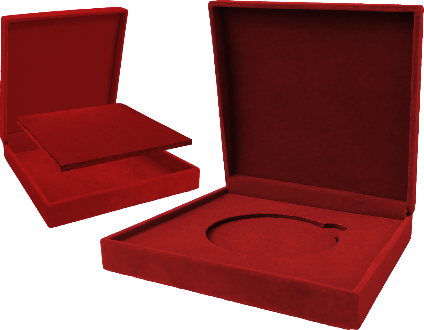 Velvet case - red