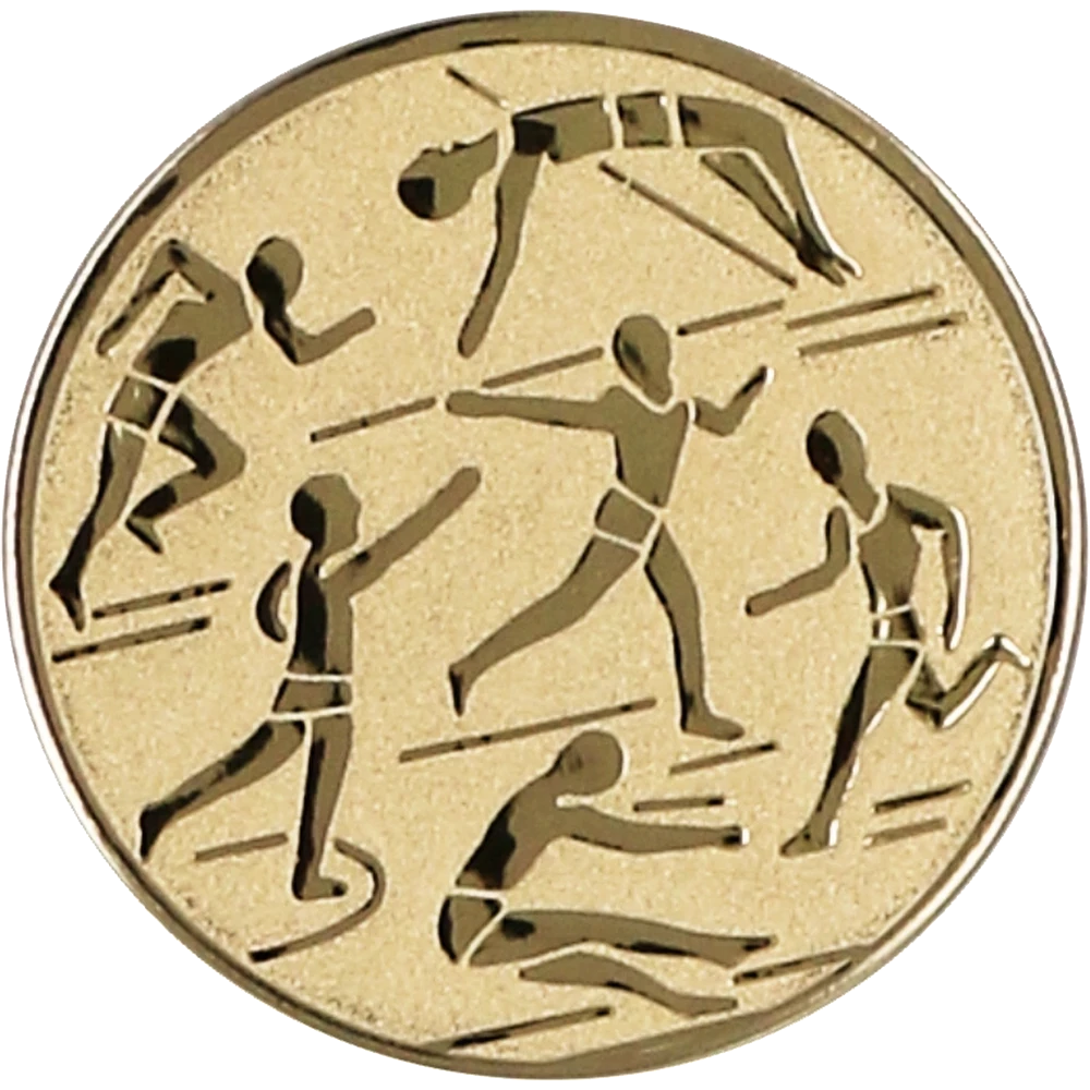 Gold aluminum insert - athletics