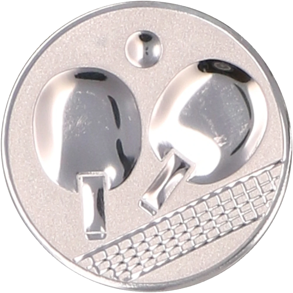 Silver aluminum insert - table tennis