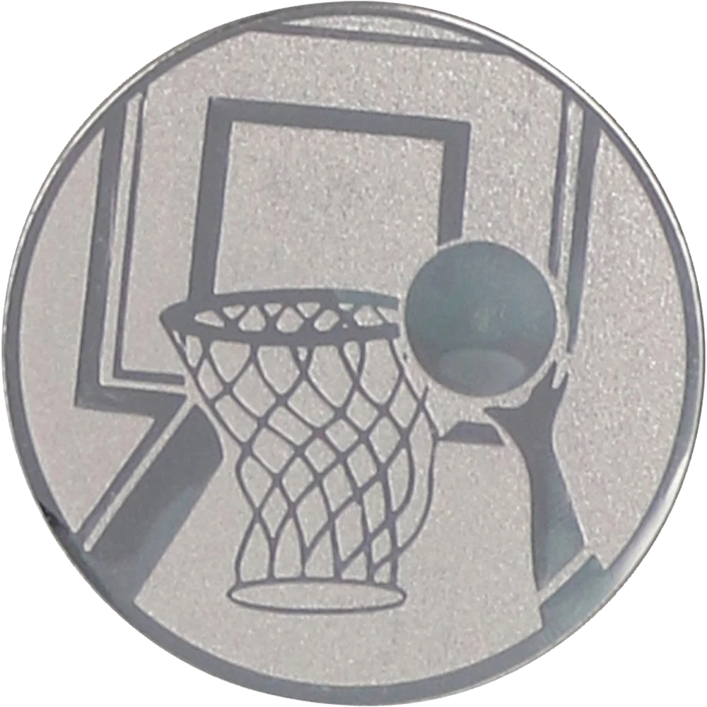 Silver aluminum insert - basketball