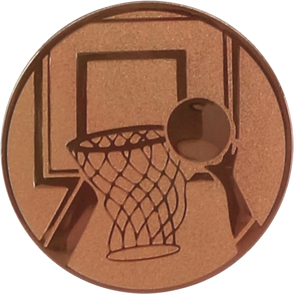Bronze aluminum insert - basketball