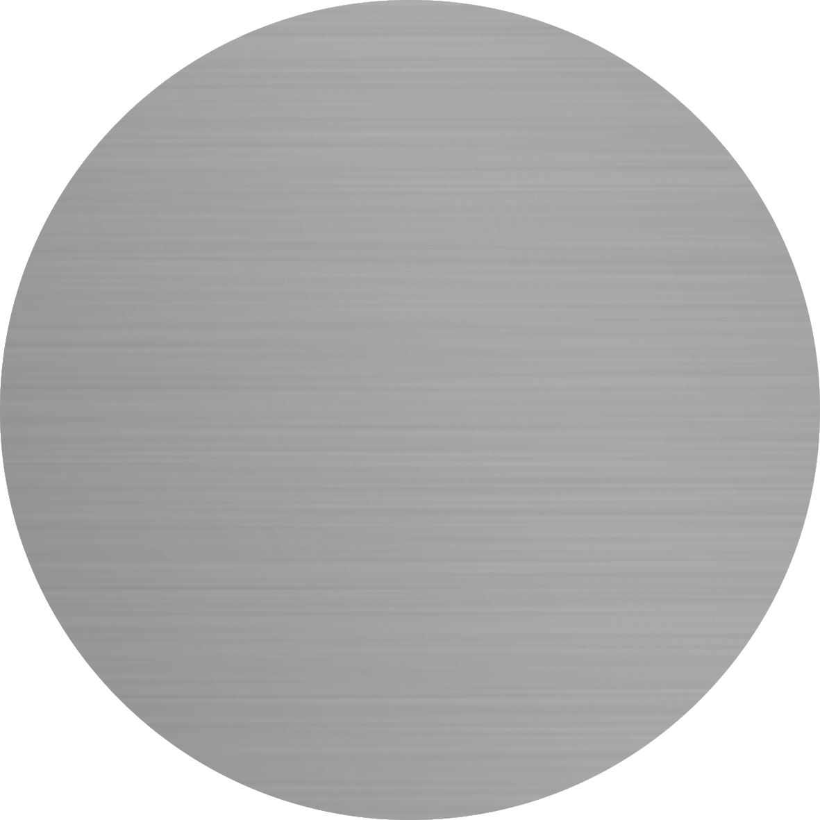 Silver plastic insert 50mm, engraved