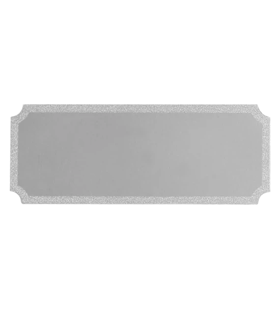 Aluminum engraving plate 49x18 - silver