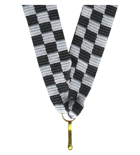 Ribbon 22 mm - checkerboard