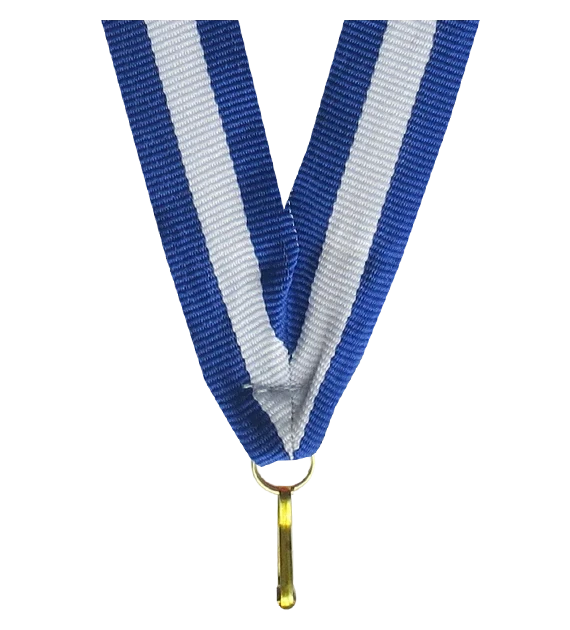 Ribbon 22 mm - blue-white-blue