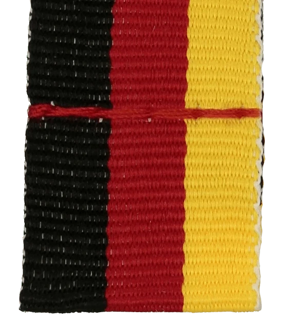 Vrpca 20 mm - bez karabinjera - crno-crveno-žuta